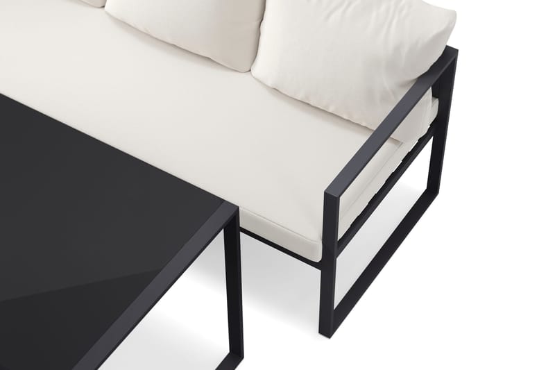 Silvia Loungegruppe Utendørs - Svart - Hagemøbler & utemiljø - Hagegruppe - Sofagruppe utendørs