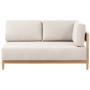 Sofa utendørs med bord 2-seter Sampieri - Brun/Beige - Hagemøbler & utemiljø - Hagegruppe - Sofagruppe utendørs