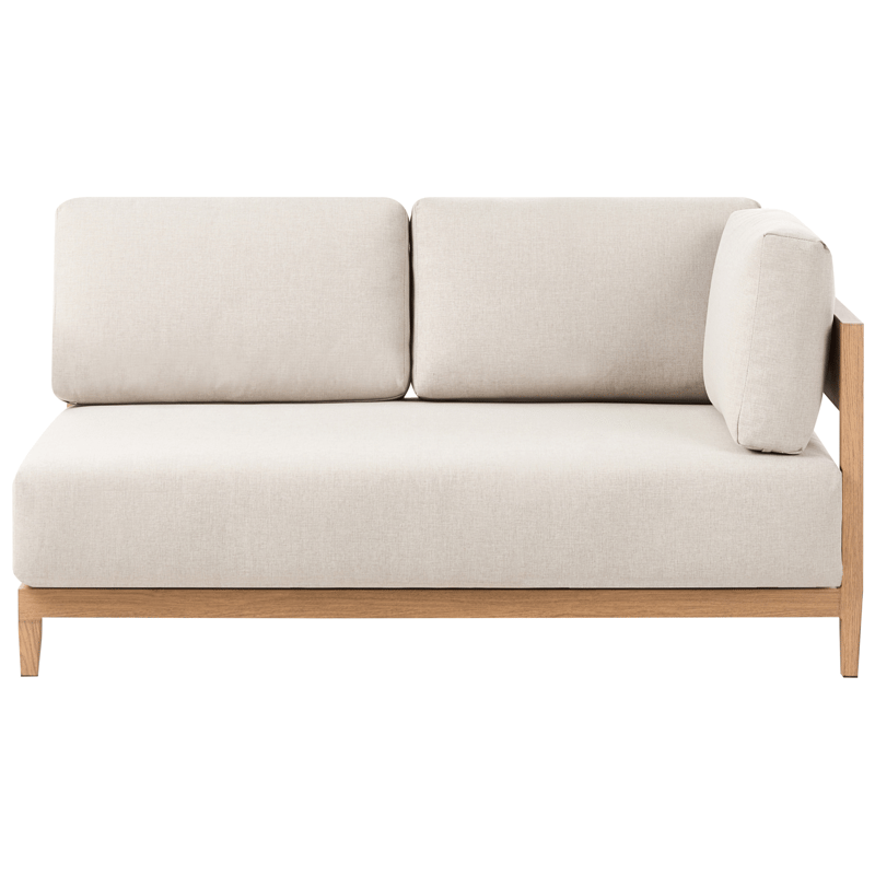 Sofa utendørs med bord 2-seter Sampieri - Brun/Beige - Hagemøbler & utemiljø - Hagegruppe - Sofagruppe utendørs