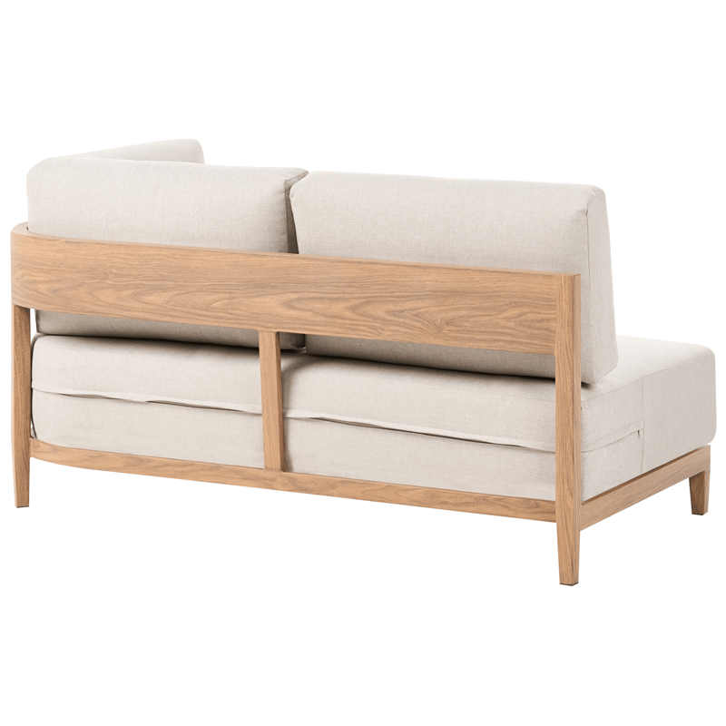 Sofa utendørs med bord 2-seter Sampieri - Brun/Beige - Hagemøbler & utemiljø - Hagegruppe - Sofagruppe utendørs