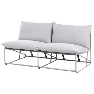 Sofagruppe utendørs 4-seter Pico - Grå - Hagemøbler & utemiljø - Hagegruppe - Sofagruppe utendørs