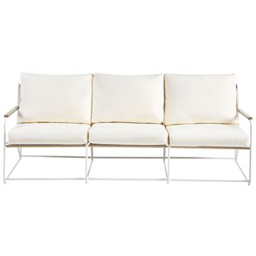 Sofagruppe utendørs 5-seter Venaria med bord - Hvit/Beige - Hagemøbler & utemiljø - Hagegruppe - Sofagruppe utendørs