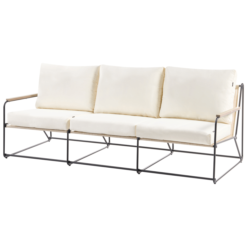 Sofagruppe utendørs 5-seter Venaria med bord - Svart/Beige - Hagemøbler & utemiljø - Hagegruppe - Sofagruppe utendørs