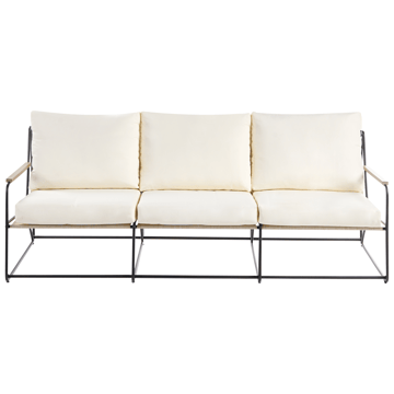 Sofagruppe utendørs 5-seter Venaria med bord - Svart/Beige - Hagemøbler & utemiljø - Hagegruppe - Sofagruppe utendørs