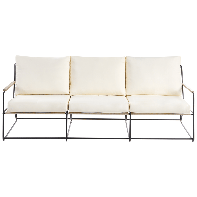 Sofagruppe utendørs 5-seter Venaria med bord - Svart/Beige - Hagemøbler & utemiljø - Hagegruppe - Sofagruppe utendørs