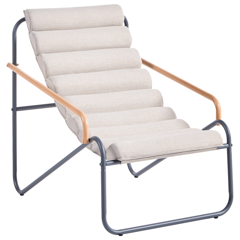 Sofagruppe utendørs med bord 2-seter Pasto - Grå/Beige - Hagemøbler & utemiljø - Hagegruppe - Cafemøbler & cafesett