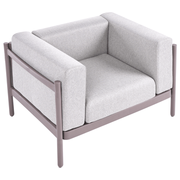 Sofagruppe utendørs med bord 4-seter Ferretti - Grå/Beige - Hagemøbler & utemiljø - Hagegruppe - Sofagruppe utendørs