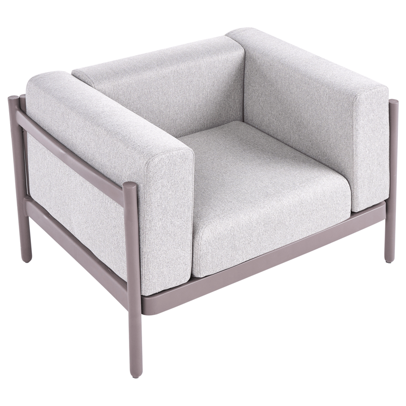 Sofagruppe utendørs med bord 4-seter Ferretti - Grå/Beige - Hagemøbler & utemiljø - Hagegruppe - Sofagruppe utendørs