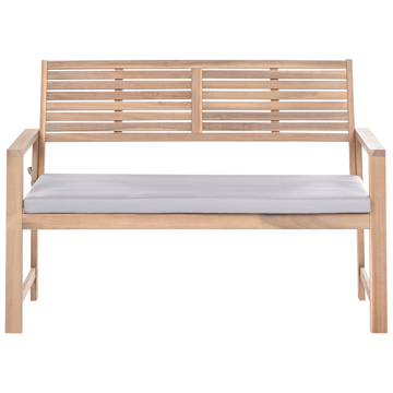 Sofagruppe utendørs med bord 4-seter Fiames akasietre - Brun/grå - Hagemøbler & utemiljø - Hagegruppe - Sofagruppe utendørs