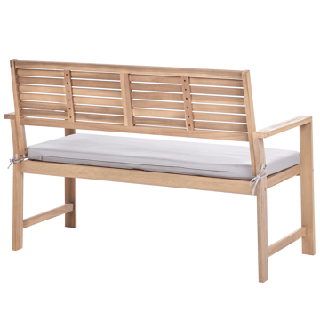 Sofagruppe utendørs med bord 4-seter Fiames akasietre - Brun/grå - Hagemøbler & utemiljø - Hagegruppe - Sofagruppe utendørs