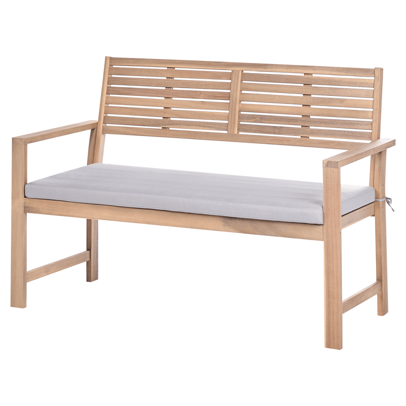 Sofagruppe utendørs med bord 4-seter Fiames akasietre - Brun/grå - Hagemøbler & utemiljø - Hagegruppe - Sofagruppe utendørs