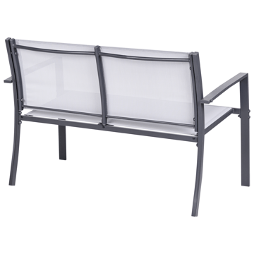 Sofagruppe utendørs med bord 4-seter Tavoleto - Grå - Hagemøbler & utemiljø - Hagegruppe - Sofagruppe utendørs