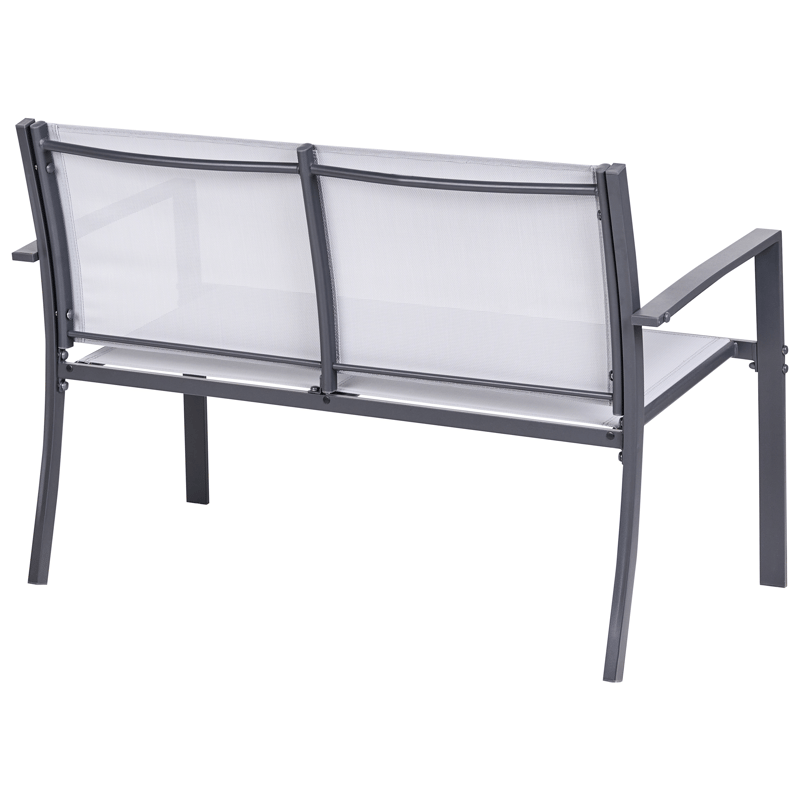 Sofagruppe utendørs med bord 4-seter Tavoleto - Grå - Hagemøbler & utemiljø - Hagegruppe - Sofagruppe utendørs