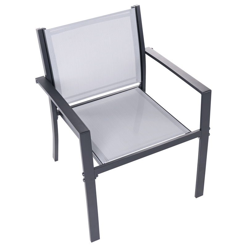 Sofagruppe utendørs med bord 4-seter Tavoleto - Grå - Hagemøbler & utemiljø - Hagegruppe - Sofagruppe utendørs