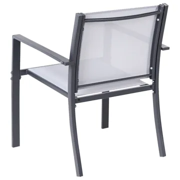 Sofagruppe utendørs med bord 4-seter Tavoleto - Grå - Hagemøbler & utemiljø - Hagegruppe - Sofagruppe utendørs