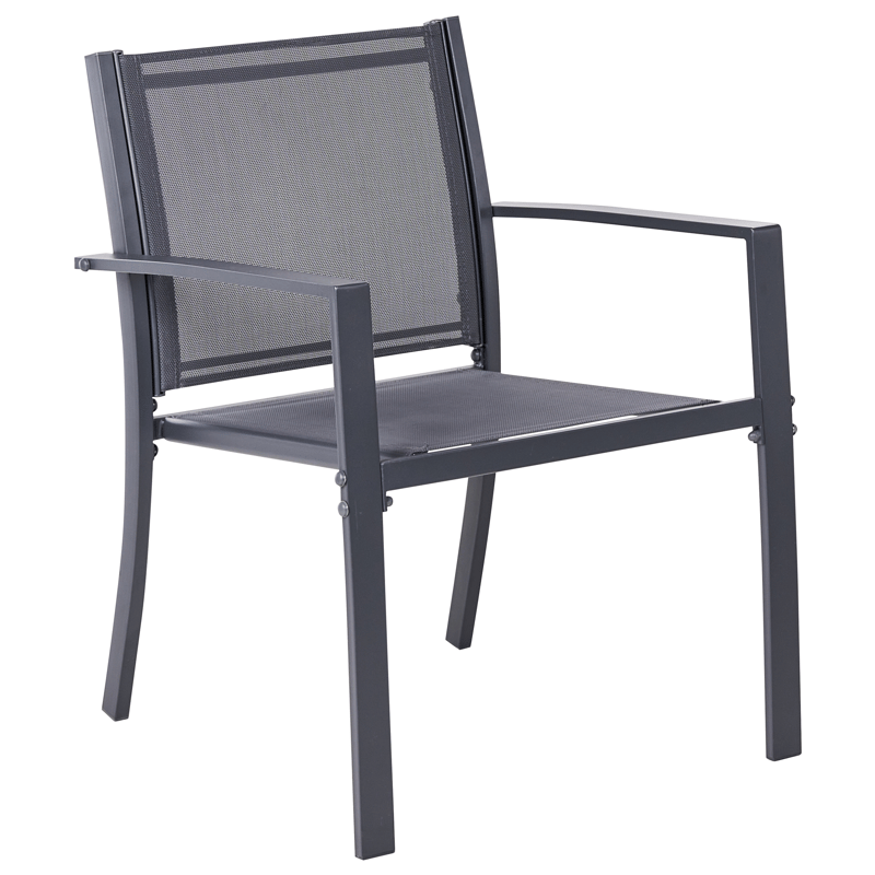 Sofagruppe utendørs med bord 4-seter Tavoleto - Mørkegrå - Hagemøbler & utemiljø - Hagegruppe - Sofagruppe utendørs