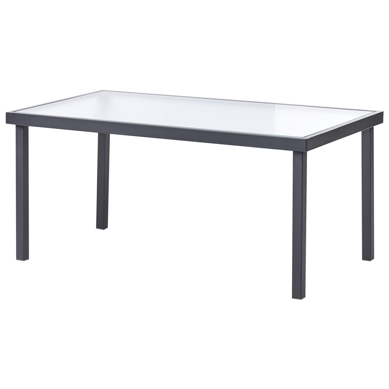 Sofagruppe utendørs med bord 4-seter Tavoleto - Mørkegrå - Hagemøbler & utemiljø - Hagegruppe - Sofagruppe utendørs