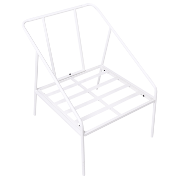 Sofagruppe utendørs med bord 4-seter Ustica - Hvit/Svart - Hagemøbler & utemiljø - Hagegruppe - Sofagruppe utendørs