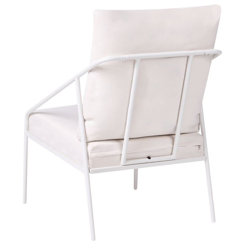 Sofagruppe utendørs med bord 4-seter Ustica - Hvit/Svart - Hagemøbler & utemiljø - Hagegruppe - Sofagruppe utendørs