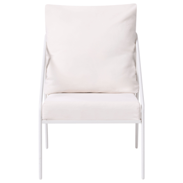 Sofagruppe utendørs med bord 4-seter Ustica - Hvit/Svart - Hagemøbler & utemiljø - Hagegruppe - Sofagruppe utendørs