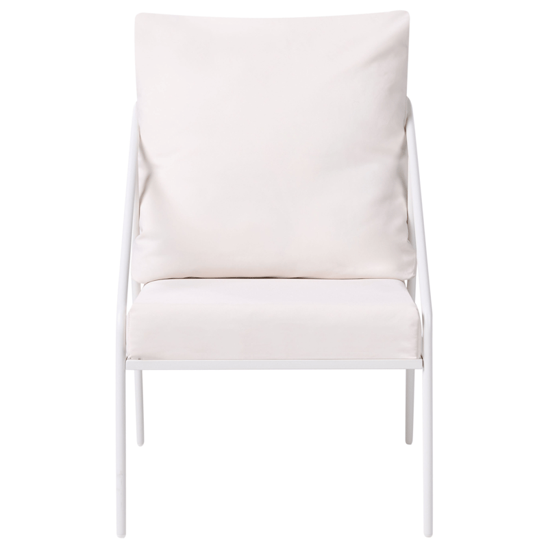 Sofagruppe utendørs med bord 4-seter Ustica - Hvit/Svart - Hagemøbler & utemiljø - Hagegruppe - Sofagruppe utendørs