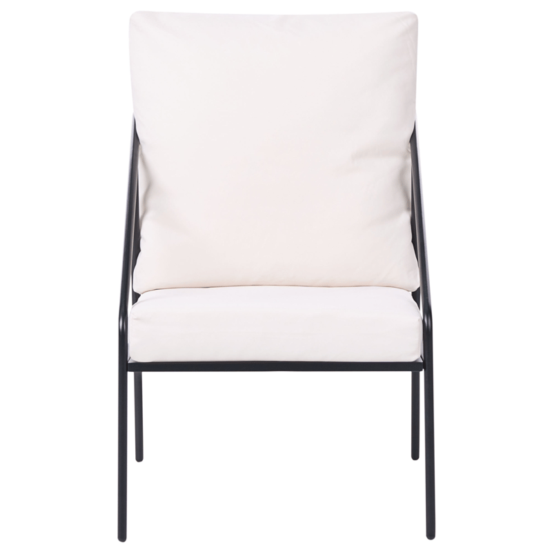 Sofagruppe utendørs med bord 4-seter Ustica - Svart/Hvit - Hagemøbler & utemiljø - Hagegruppe - Sofagruppe utendørs