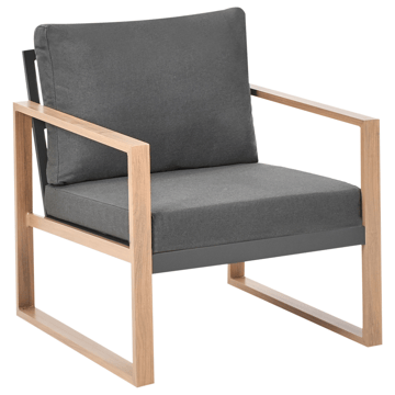 Sofagruppe utendørs med bord 5-seter Gelso - Grå/Brun - Hagemøbler & utemiljø - Hagegruppe - Sofagruppe utendørs