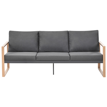 Sofagruppe utendørs med bord 5-seter Gelso - Grå/Brun - Hagemøbler & utemiljø - Hagegruppe - Sofagruppe utendørs