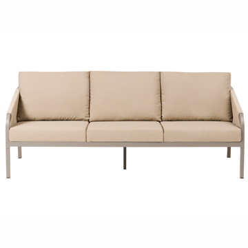 Sofagruppe utendørs med bord 5-seter Murato - Beige - Hagemøbler & utemiljø - Hagegruppe - Sofagruppe utendørs