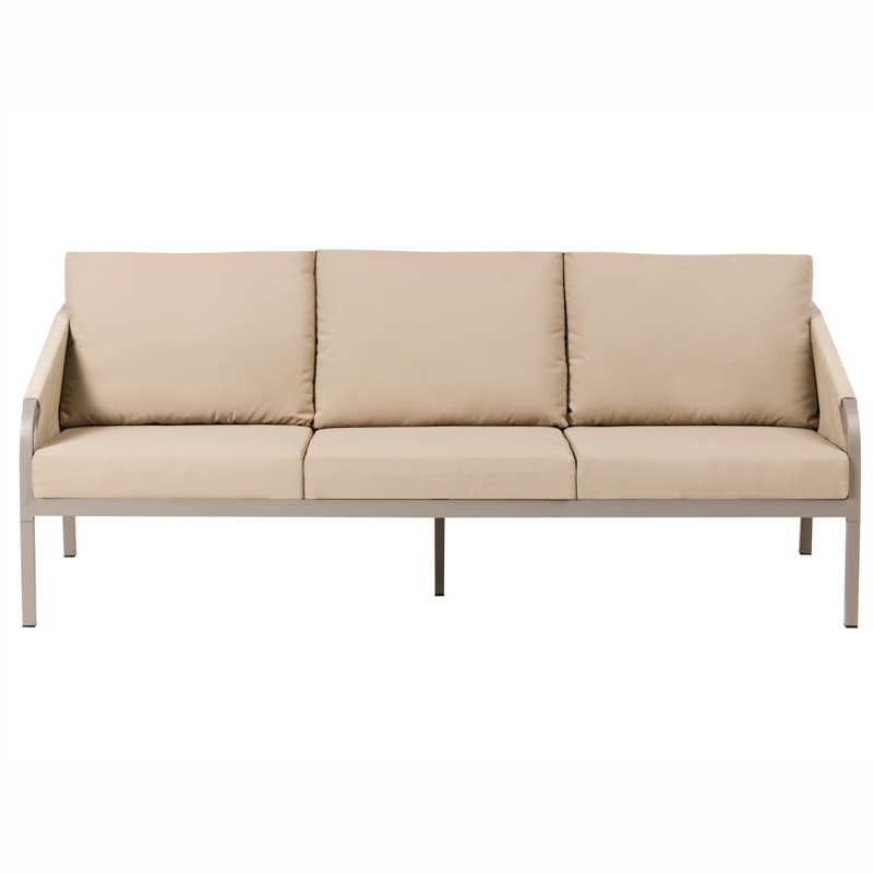 Sofagruppe utendørs med bord 5-seter Murato - Beige - Hagemøbler & utemiljø - Hagegruppe - Sofagruppe utendørs
