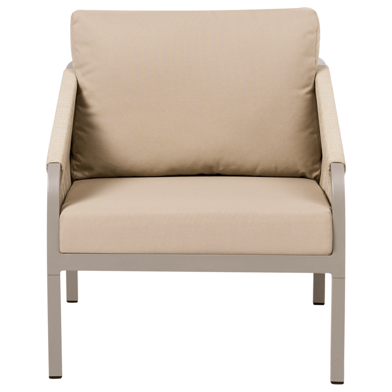 Sofagruppe utendørs med bord 5-seter Murato - Beige - Hagemøbler & utemiljø - Hagegruppe - Sofagruppe utendørs