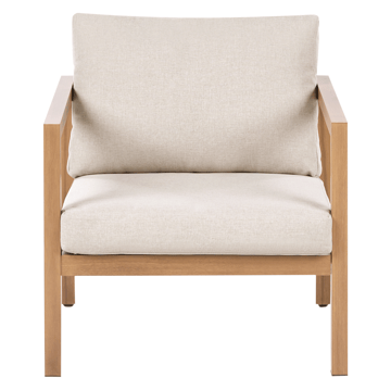 Sofagruppe utendørs med bord 5-seter Oneta - Brun/Beige - Hagemøbler & utemiljø - Hagegruppe - Sofagruppe utendørs