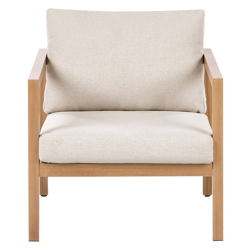 Sofagruppe utendørs med bord 5-seter Oneta - Brun/Beige - Hagemøbler & utemiljø - Hagegruppe - Sofagruppe utendørs