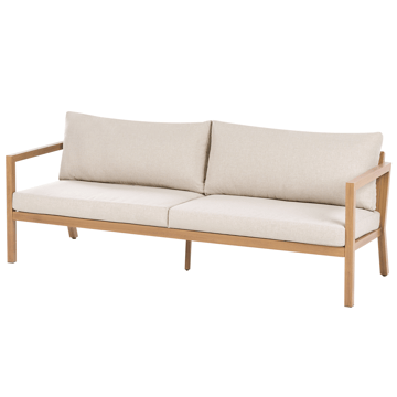 Sofagruppe utendørs med bord 5-seter Oneta - Brun/Beige - Hagemøbler & utemiljø - Hagegruppe - Sofagruppe utendørs