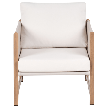 Sofagruppe utendørs med bord og fotskammel 5-seter Nola - Beige/Brun - Hagemøbler & utemiljø - Hagegruppe - Sofagruppe utendørs