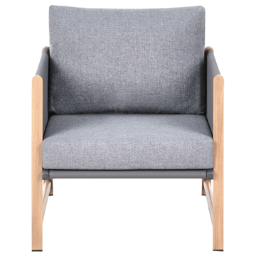 Sofagruppe utendørs med bord og fotskammel 5-seter Nola - Grå/Brun - Hagemøbler & utemiljø - Hagegruppe - Sofagruppe utendørs