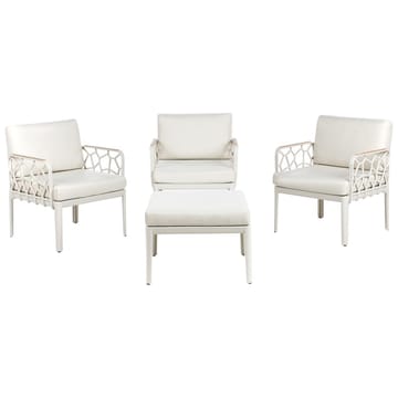 Sofasett Eriche - Beige, Brun - Hagemøbler & utemiljø - Hagegruppe - Sofagruppe utendørs