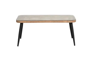 Soffgrupp Beliani Corinth Ii Natural||Grey||Black||Beige - Hagemøbler & utemiljø - Hagegruppe - Sofagruppe utendørs