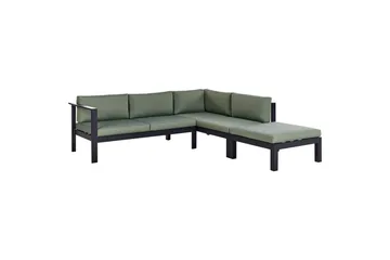 Soffgrupp Green||Black||Grey - Hagemøbler & utemiljø - Hagegruppe - Sofagruppe utendørs