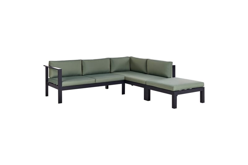 Soffgrupp Green||Black||Grey - Hagemøbler & utemiljø - Hagegruppe - Sofagruppe utendørs