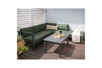 Soffgrupp Green||Black||Grey - Hagemøbler & utemiljø - Hagegruppe - Sofagruppe utendørs