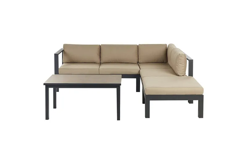 Soffgrupp Svart, Beige