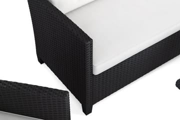 Soffgrupp utomhus Konstrotting Comfort Garden - Svart - Hagemøbler & utemiljø - Hagegruppe - Sofagruppe utendørs