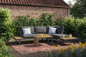 Sonia Sofagruppe 4-seter - Grå - Hagemøbler & utemiljø - Hagegruppe - Sofagruppe utendørs