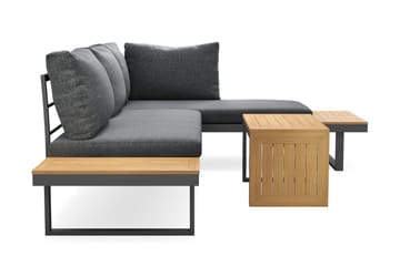 Sonia Sofagruppe 4-seter - Grå - Hagemøbler & utemiljø - Hagegruppe - Sofagruppe utendørs