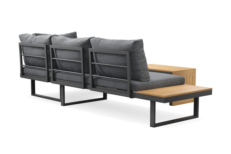 Sonia Sofagruppe 4-seter - Grå - Hagemøbler & utemiljø - Hagegruppe - Sofagruppe utendørs
