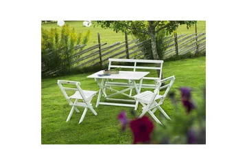 Spisegruppe Hillerstorp Torpet Hvit - Hagemøbler & utemiljø - Hagegruppe - Spisegrupper hage