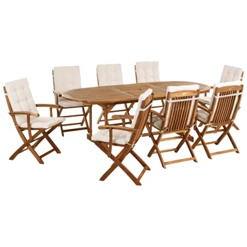 Spisegruppe Maui Premium - Lys beige - Hagemøbler & utemiljø - Hagegruppe - Spisegrupper hage