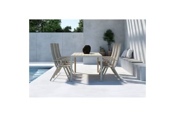 Spisegruppe Mirko, Levanzo - Beige - Hagemøbler & utemiljø - Hagegruppe - Spisegrupper hage