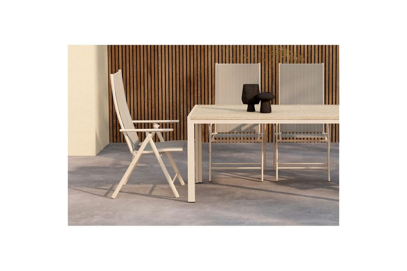 Spisegruppe Mirko 140x80x74, Levanzo - Beige - Hagemøbler & utemiljø - Hagegruppe - Spisegrupper hage